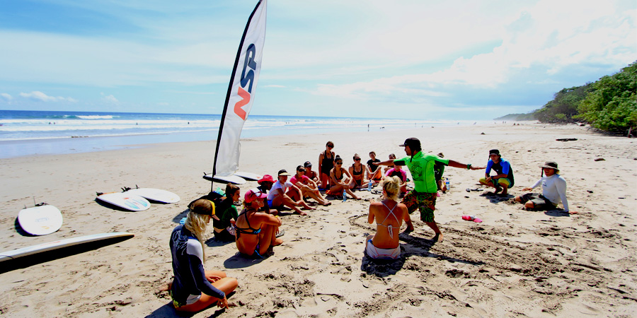 Surf lessons in santa teresa